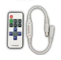 LED controller-dimmer mini with RF remote controler 6A 12-24 V dc RF-DIM-MINI