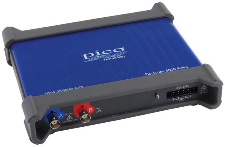 PicoScope 3206D MSO 2 channel, 200 MHz, 8-bit mixed signal oscilloscope with probes PP933 799000000004