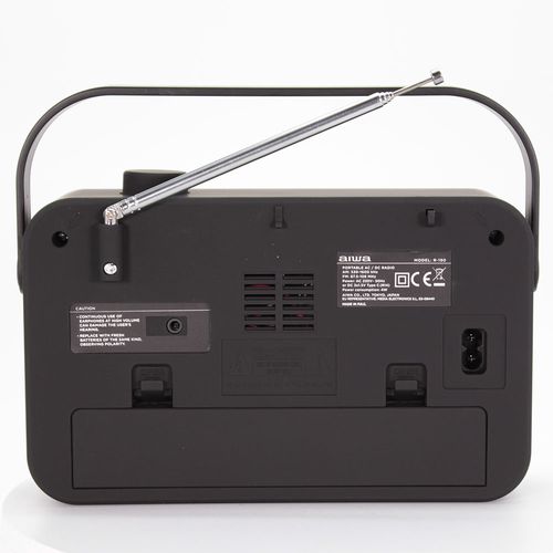 Portable Radio FM/AM with 3.5mm Jack, White R-190BW 8435256896855