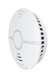 Smart ZigBee indoor wireless smoke alarm single unit with siren, 2 x AAA, white, WOOX R7049 8435606701273