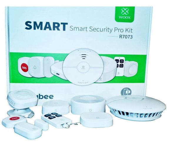 Smart wireless home security kit Pro R7073, ZigBee, WOOX R7073 8435350741655