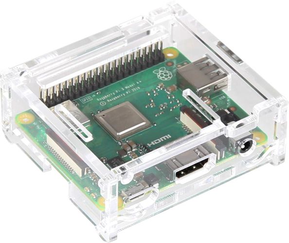 Joy-iT Acrylic case for Raspberry Pi 3A+ RB-CaseA+01 4250236810850