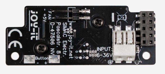 Toitemoodul PiEnergy-Mini ühilduv Raspberry Pi 3, 4, 5; sisend 6 kuni 36 V DC JOY-IT RB-PE01 4250236827421