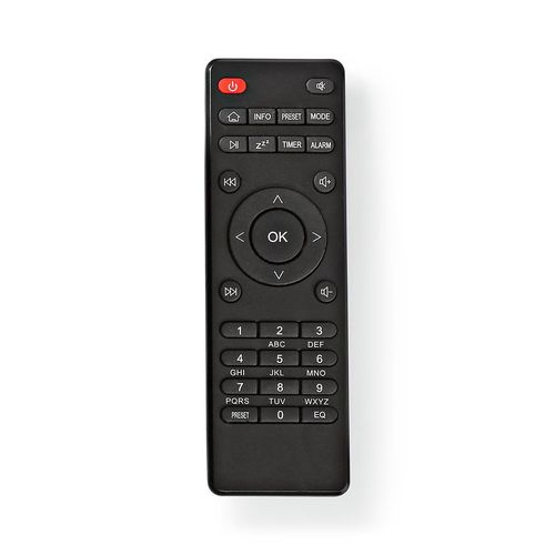 Replacement Remote Control | Suitable for: RDIN3000BK / RDIN4000BK / RDIN5000BK / RDIN5005BK | Fixed | 1 Device | Clear Lay-out | Infrared | Black RDINRC300BK 5412810329663