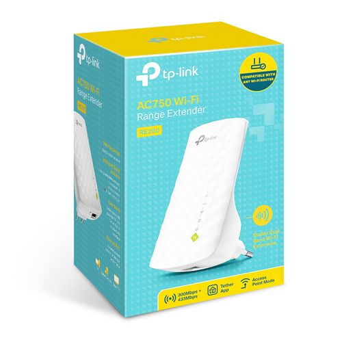 Juhtmevaba interneti Wi-Fi- kordur 2,4 GHz + 5 GHz koos RJ45 pesaga RE200 6935364071295