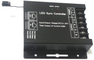 Контроллер ленты LED RGB с дистанционным управлением 12Vdc 3x8A 288W RF-CONT-RGB-24