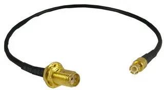 RF CABLE, SMA F - MCX M, 200MM RG174 CBA-SMAF-MCXM