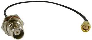 RF CBL, TNC F BLKHD - SMA M, 200MM RG174 CBA-TNCF-SMAM