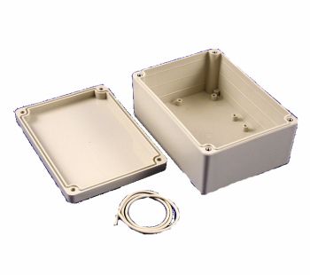 Plastic enclosure 145x64x40mm light grey, water resistant, HAMMOND RP1215 623980178257