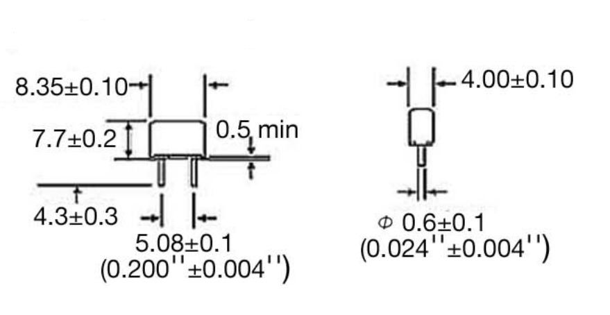 Viivitusega kaitse mikro, 250V, 2A,  8.4x4x7.7mm RST-2