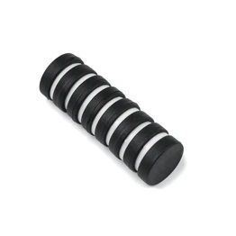 Magnet Ø16.8x4.4mm NdFeB N45, kummiga kaetud MAG/15x4/NEO/R