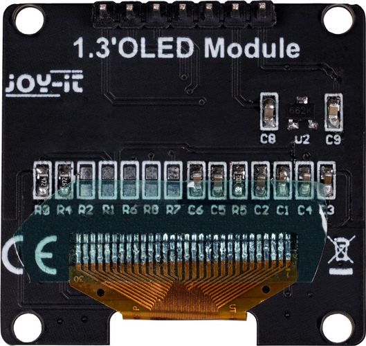 Joy-iT 1.3" OLED ekraan ( I²C / SPI ) JOY-IT SBC-OLED01.3 4250236822853