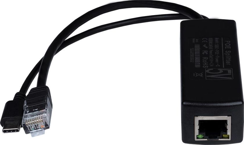 Joy-iT Power over Ethernet ( PoE ) Splitter USB-C SBC-PoE-Power-C 4250236821795