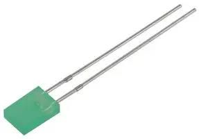 LED, SUPER GREEN, 60MCD, 571NM, 2 X 5MM MP007980