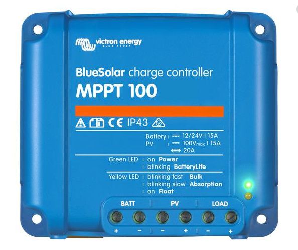 Контроллер зарядки BlueSolar MPPT 100/20_48V SCC110020170R 8719076049845