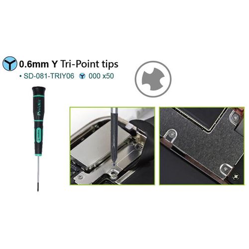 Precision Screwdriver for electronic TRIY6x2x50mm Pro'sKit SD-081-TRIY06 4711552161489
