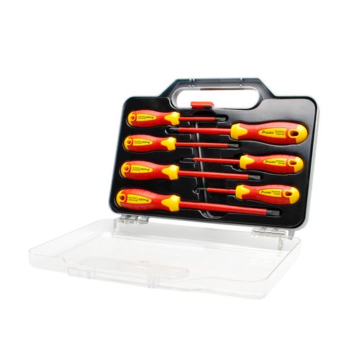 7pcs Insulated VDE Screwdriver Set SD-8012 4711552164664