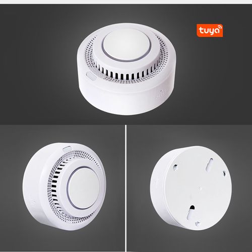 Smoke sensor Wi-Fi TUYA, with siren 85dB, white, 2x AAA SD01 6976037361190