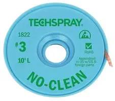BRAID, NO-CLEAN DESOLDERING, 100FT 1822-100F
