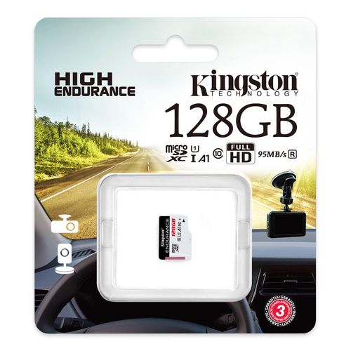 Mälukaart microSD 128GB klass 10 UHS-1 A1 V10, kõrge vastupidavusega SDCE/128GB 740617290141