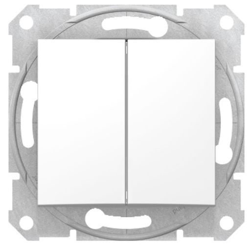 Switch 2kl. white 10A 250V SEDNA SDN0600121