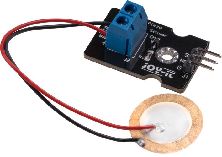 Joy-iT Piezoelectric analog vibration sensor with ceramic chip SEN-VIB01 4250236821825