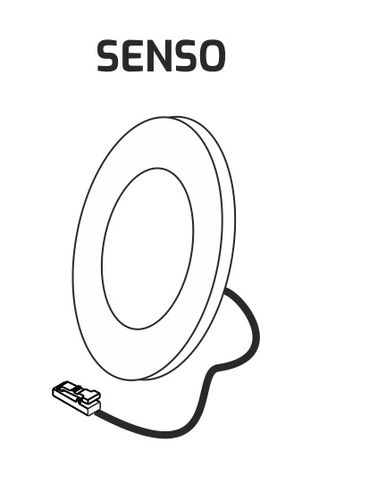 SENSO LED поверхностный светильник 2.5W, 3000K SENSO-AL-30K-01 5900652148240