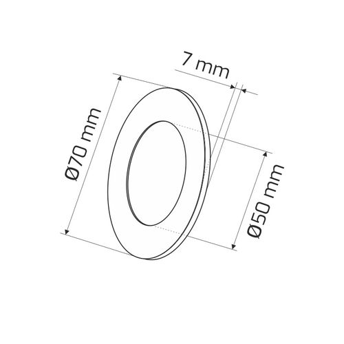 SENSO LED поверхностный светильник 2.5W, 3000K SENSO-AL-30K-01 5900652148240