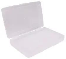 STORAGE BOX, 1 COMPARTMENT, CLEAR 191VN.113