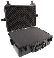 WATERPROOF CASE, 569X425X215MM, PP, BLK WATERPROOF CASE 20.5"