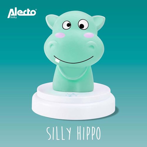 SILLY HIPPO LED night light hippo blue SILLY HIPPO 8712412676545