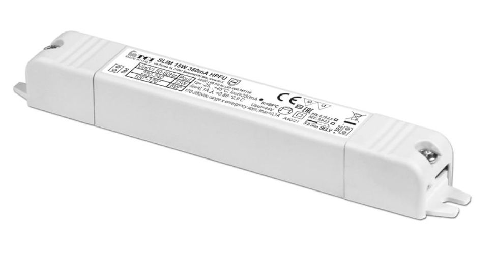 SLIM 15W 350mA HPFU - LED Driver, TCI 141110