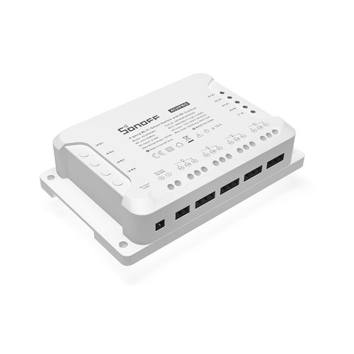Nutikas lüliti4CHPROR3, 4-kanaliline, rakendusega juhitav, Wi-Fi, hääl- ja kaugjuhtimispult, SONOFF SONOFF-4CH-PRO-R3 6920075775815
