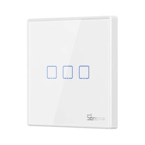 3 channels smart touch wall switch, 433MHz RF, SONOFF SONOFF-T2EU3C-RF 6920075776270