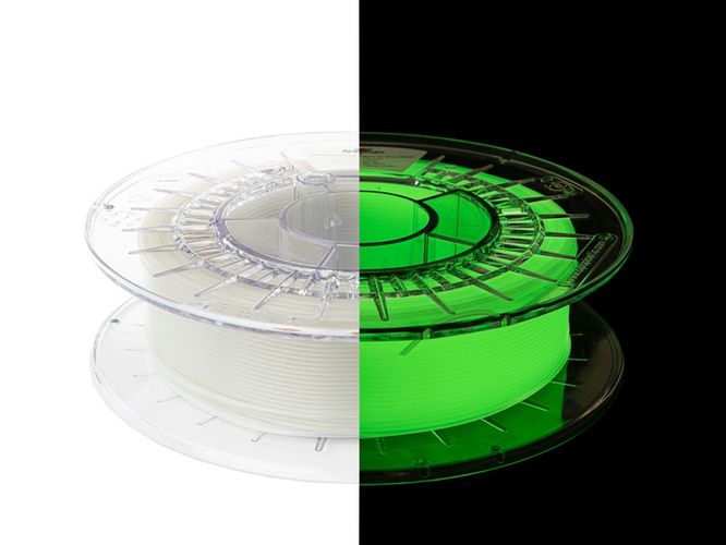 Filament PLA Glow in the Dark Yellow-Green 0.5kg SPECTRUM SPECTRUM-80168 5903175651334