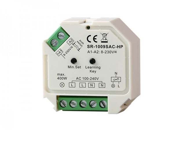 TRIAC диммер серии Perfect-RF 230Vac, 200W, Sunricher SR-1009SAC-HP