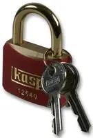 PADLOCK, BRASS, 40MM, RED K12440REDD