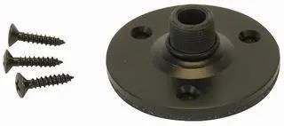 MOUNTING FLANGE, GOOSENECK, BLACK PLS00425