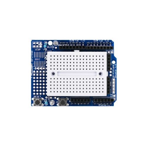 PROTOSHIELD PROTOTYPING BOARD WITH MINI BREADBOARD FOR ARDUINO® UNO IDUINO ST1033