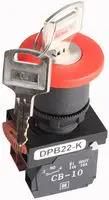 EMERGENCY STOP, MUSHROOM HEAD, KEY RLS DPB22-K11R