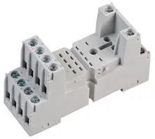 RELAY SOCKET, 14 PIN, 6A, DIN RAIL GZT4-GREY