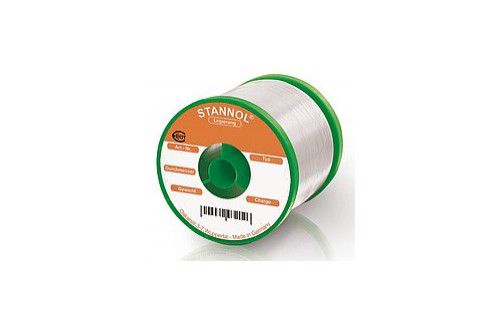 Solder wires Sn99.3Cu0.7 0.7mm 250g with flux Stannol S/595007 4006062950075