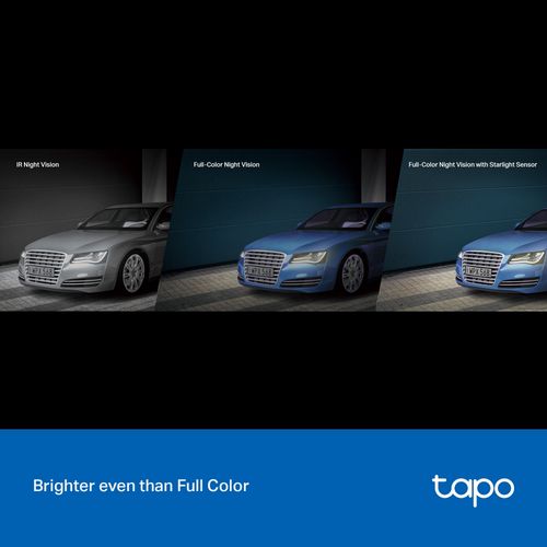 Wi-Fi lauko kamera BULLET, 2K 1440p, LAN, Starlight Color Night Vision, IP66, MicroSD iki 512GB TAPO-C320WS 4897098687031