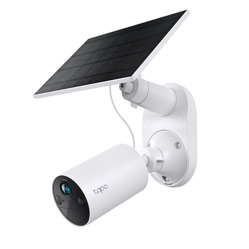 Bevielė lauko Wi-Fi kamera, 2K 3MP, su saulės panele, Color Night Vision, MicroSD iki 512GB TAPO-C410-KIT 8885020620368