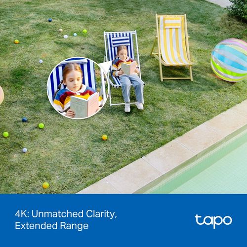 Wi-Fi lauko kamera PT, 4K 8MP, Starlight Color Night Vision, IP66, MicroSD iki 512GB TAPO-C560WS