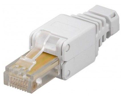 Разъем RJ45 без инструментов для кабелей UTP CAT 5, CAT 6 TF-WM8P8C/SI 4012386472254; 4040849688591