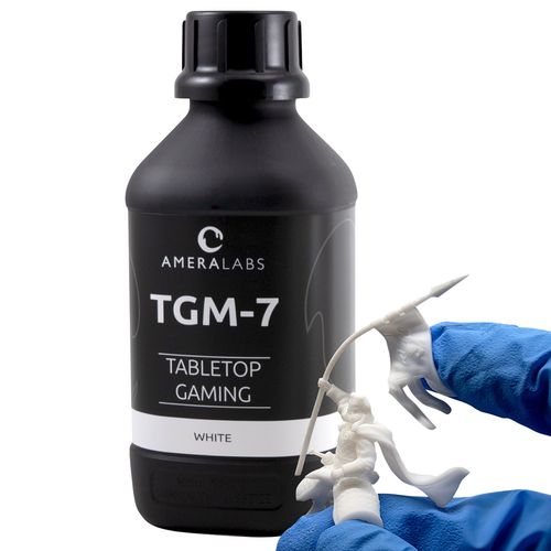 Смола для 3D принтера TGM-7 1kg белая AMERALABS TGM-7-WHT-100 4779049450355