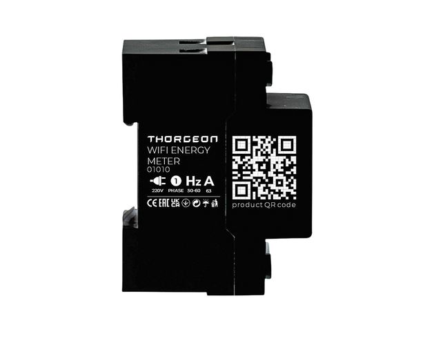 One phase WIFI ENERGY METER 63A 1P DIN IP20 TUYA / Smart Life THORGEON THORGEON-01010 4751029898951