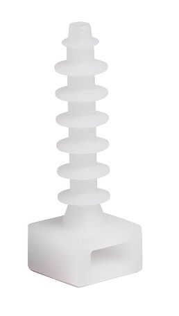 Kruvisadul kaablihoidik 6x34 valge (10 tk), THORGEON THORGEON-15027 4751029895844