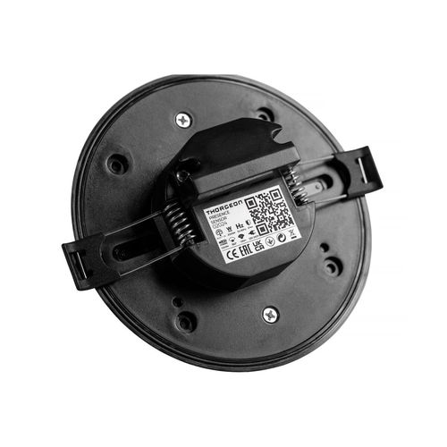 PIR motion and presence detector, 230Vac, 1000W, 20m, recessed or surface mounted, black THORGEON-02024 4751029898579